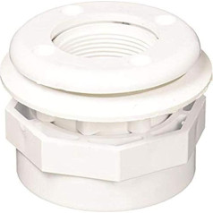 WATERWAY PLASTICS Waterway Plastics 806105082473 3,8 cm FPT White Vinyl Liner Return Steel Wall Mounting