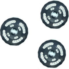 Gadpiparty 3St LED-Schirmlicht pārnēsājamā gaisma Zelt Regenschirm Lichter Regenschirm Lichter Notbeleleuchtung für Sonnenschirme Campinglampe Zeltlampe zu zerlegen Notlicht 8led