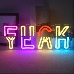 ineonlife Yeah Neon Sign burti LED Neon Lights Sign burti LED Light Reklāma pusei Bar Man Cave Art Wall Decor Personalizēta dāvana pusaudžiem, zēniem