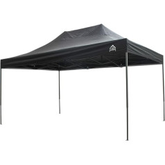 Pavilion 3 x 4.5 m for all seasons, Durable, Waterproof, PVC Coated, Includes Carry Bag With Wheels And 4 Sand. Available in various colours, black