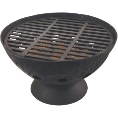 Esschert GT37 55cm 50 x 26 x 6cm Cast-Iron BBQ Round - Black