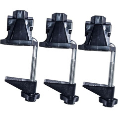 YARNOW Klemmschraubstock 9 Stück Led-Tischlampe Werkbank- Desktop-Zubehör Rohrklemmenbacken Tischlampenbefestigung Unterer Clip Tischklemme Lampenhalter Beleuchtung Holzbearbeitung