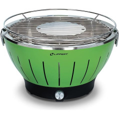 Lippert Odyssey Portable Outdoor Camping Charcoal BBQ Grill - Green