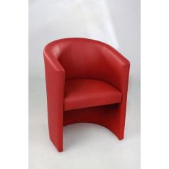 Cocktailsessel Dizainera krēsls Kluba krēsls Atpūtas krēsls Kluba mēbeles Biroja krēsls Prakses mēbeles Sarkana mākslīgā āda