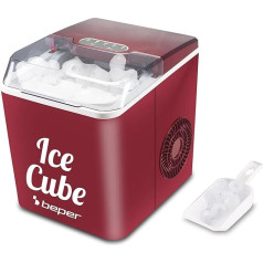 Beper P102CON550 Ledus kubiņu veidotājs 12 kg 24 stundu ledus kubiņu veidotājs Nerūsējošais tērauds 1,3 L Plastmasa