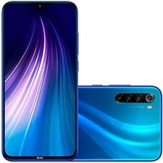 Xiaomi Redmi Note 8 viedtālrunis 4 GB 128 GB 6,3 collu FHD 4000 mAh globālā versija Blau