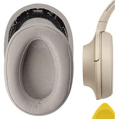 Geekria rezerves austiņas priekš Sony MDR-100ABN WH-H900N Austiņas Rezerves ausu spilventiņi Ausu spilventiņi Ausu spilventiņi Ausu spilventiņi Ausu spilventiņi Ausu spilventiņi Ausu spilventiņu remonta daļas (zelta)