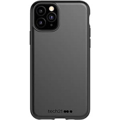 Tech21 Studio Color aizsargmaciņš tālrunim iPhone 11 Pro — aizsargājošs, plāna apvalka izturīgs mobilā tālruņa korpuss — melns