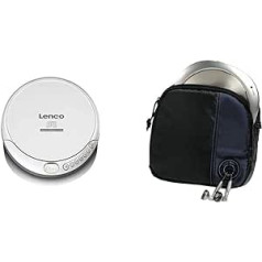 Lenco CD nešiojamas CD grotuvas Walkman Discman su ausinėmis ir mikro USB įkrovimo laidu