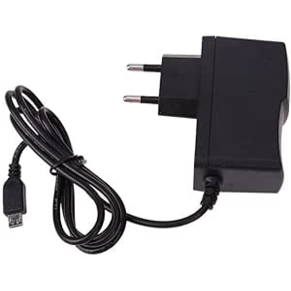 TOP LĀDĒTĀJS * Strāvas adaptera uzlādes kabeļa lādētājs 5V 2A 2000mA Micro USB, kas paredzēts Garmin Edge 1000 1030, Edge 520 820, Edge Explore 820 1000, Zumo 590 595, Camper 760 LMT, Dash Cam 355, ° Dash 60