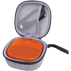 Aenllosi Hard Case for Bose SoundLink Micro Bluetooth Speaker, Only Case (Grey White)