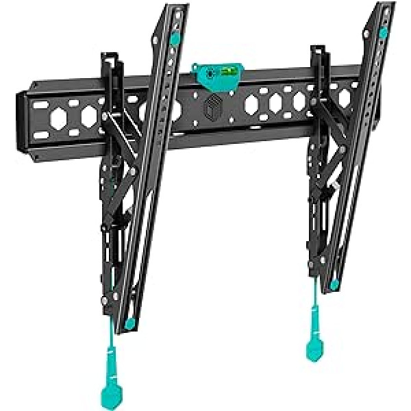 ONKRON TM6-B Flat TV Wall Mount for TV 43-85 Inches, TV Bracket Tilts up to 68 kg, VESA 600 x 400 TV Wall Mount, VESA Wall Mount, TV Wall Mount/Wall Mount TV Black