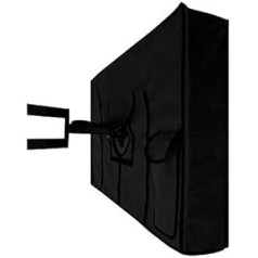 UCARE TV Cover Flat Screen Protective Cover for 22 - 75 Inch TV Furniture Cover Fits Most Mounts and Brackets Black (46-48 Inches)