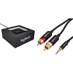 Logitech Bluetooth audio adapteris melns