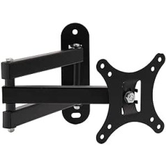 ARAZO Swivel TV Wall Mount Fits 10 13 15 17 19 20 21 22 23 24 25 26 Inch LED LCD Plasma Screen Monitor Max Load Capacity 10lbs VESA 75x75 & 100x100mm - FREE