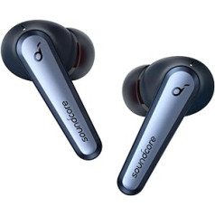 soundcore Anker Liberty Air 2 Pro Bluetooth Kopfhörer, Aktive Noise Canceling Geräuschunterdrückung, PureNote Technologie, 6 Mikrofone, 26 Std. Akku, Bluetooth 5 (Saphirblau) (Generalüberholt)