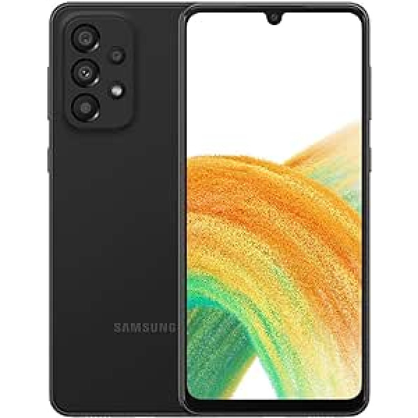 Samsung Galaxy A33 5G mobilais tālrunis SIM bezmaksas Android viedtālrunis 128 GB melns [AK versija]