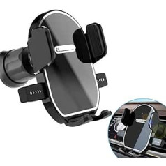 Loopunk Car Phone Holder, 360° Adjustable Phone Holder, Air Vent Protective Case, Suitable for Most Phones, Black