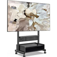 FITUEYES TV Stand for 40-85 Inch TVs K-A20720, Black