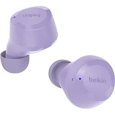 Belkin SoundForm Bolt True bezvadu in-ear austiņas, bezvadu austiņas ar mikrofonu, akumulatora darbības laiks līdz 28 stundām, mono režīms, IPX4 aizsardzība pret svīšanu un šļakatām iPhone, Galaxy ierīcēm