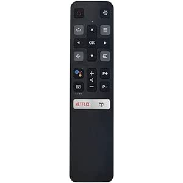 VINABTY 06-BTZNYY-ADRC802V Replacement Remote Control for Hitachi TCL Smart TV 32S6500S 32A323 43S6500 55P8S 43S6510FS 49S6500 40S6500FS 49S6800FS 32A325 4 00S68000 40S6800FS 49S6800 06-BTZNYY