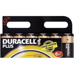 Duracell Plus sārma akumulators 1,5 VC Ref MN1400P6 [6. pak.]