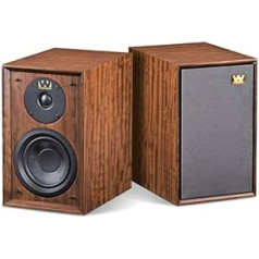 WHARFEDALE Denton 80. gadadienas grāmatu plaukta skaļrunis Walnut