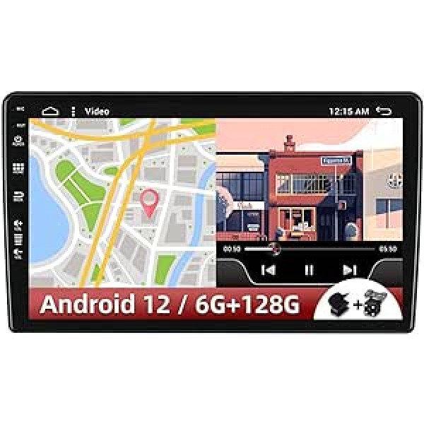 9 collu Android 12 automašīnu radio GPS priekš Citroen Berlingo, kas paredzēts Peugeot Partner 2008-2019 BT WiFi USB Carplay DSP stūres vadība - atbalsta DAB RDS 6G+128G