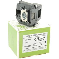 Alda PQ Premium projektora lampa, kas saderīga ar EPSON EH-TW6000, EH-TW6100, EH-TW5900, EH-TW5810C, H421A, HC3010E, HC3020, V12H010L68, V13H010L68, ar projektiem ELgaPLPL68