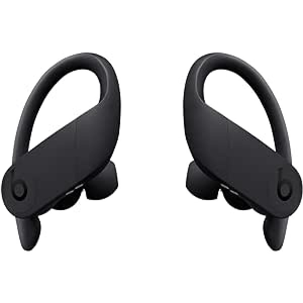 Powerbeats Pro pilnas bezvadu ausīs ievietojamas austiņas — Apple H1 čips, Bluetooth® 1. klases savienojamība, 9 stundu klausīšanās laiks, sviedri izturīgi ausu aizbāžņi — melni