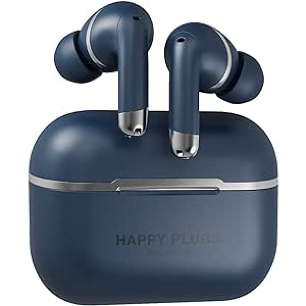 Happy Plugs Air 1 Go - Wireless E - Real Wireless - 100 dB - Sviedru necaurlaidīgs - 30 mAh akumulators katrā austiņā - 450 mAh akumulators uzlādes futrālī