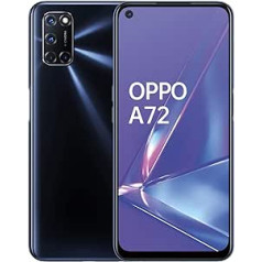 OPPO A72 viedtālrunis 128 GB, 4 GB RAM, divas SIM kartes, Twilight Black [itāļu versija]