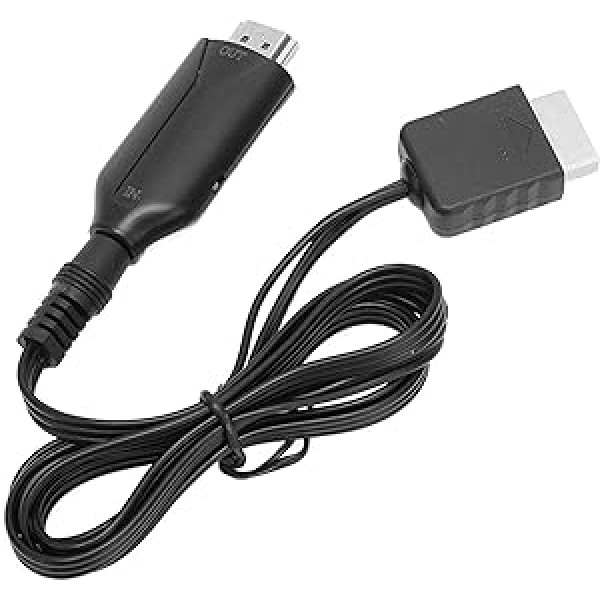 Bewinner PS2/PS1 uz HDMI adaptera kabelis 39,3 collas, PS2 uz HDMI pārveidotāja adaptera savienojuma kabelis spēļu konsolei ar TV/, Plug and Play