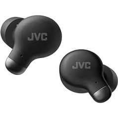 JVC HA-Z250T-B True Wireless aktīvās trokšņu slāpēšanas austiņas, mīksti un ērti atmiņas putu ausu aizbāžņi, 3 skaņas režīmi, BT 5.3, 28 stundu akumulatora darbības laiks, melns