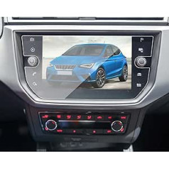 BIBIBO 8 collu Seat Ibiza Navigation ekrāna aizsargs, ekrāna aizsargs Seat Ibiza 2017-2021 / Seat Arona 2018-2021, 9H rūdīta stikla ekrāna aizsargs, GPS navigatora ekrāna aizsargi,