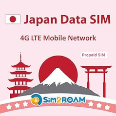 Japānas SIM karte 15 dienas | TIKAI dati | 10 GB liela ātruma 4G LTE dati | Japānas ceļojumu SIM karte | Nav reģistrācijas, nepieciešama ID autentifikācija! |Nav zvanu, nav SMS