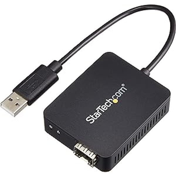 StarTech.com USB 2.0 į šviesolaidinį keitiklį – Atidaryti SFP – USB 2.0 100 Mbit/s Ethernet tinklo adapteris – Windows / Mac / Linux - SFP adapteris