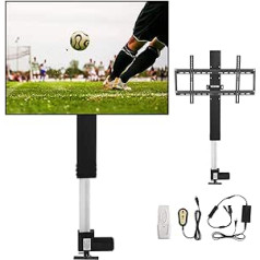 VEVOR Motorised TV-Lift Hub Length 20 Inch Bracket Suitable for 28-32 Inch TV Lift with Remote Control Height Adjustable 30-50 Inches, Load Capacity 132 lbs