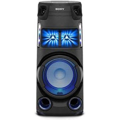 Sony MHC-V43D – didelio galingumo Bluetooth® vakarėlio garsiakalbis su CD grotuvu, plataus kampo vakarėlio garsu ir įvairiaspalviu apšvietimu*