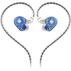 Hidizs MS1-Galaxy Hochleistungs-In-Ear-Monitore mit dynamischem Dual-Magnetkreis-Treiber, blau (OHNE MIC)