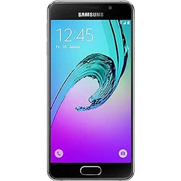 ​Samsung Galaxy A3 viedtālrunis (12 cm (4,71 zoll) HD Super AMOLED skāriendisplejs, 16 GB, Android 5.1) schwarz