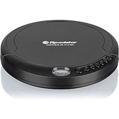 Roadstar PCD-435CD tragbarer CD-Player inkl. Ohrhörer schwarz
