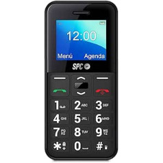 SPC Fortune 2 Pocket Edition — atbloķēts mobilais tālrunis ar lielām pogām un cipariem senioriem, SOS poga, viedais zvana signāls un paziņojumi, īpaši liels skaļums
