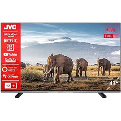 JVC LT-43VFE5155 43 collu televizors/viedtelevizors (Full HD, HDR, trīskāršs uztvērējs) — iekļauts 6 mēnešu HD+, melns