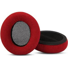 YunYiYi ausu spilventiņi rezerves ausu spilventiņi, kas ir saderīgi ar Meze 99 Classics/Meze 99 Neo Headphones Proteīna ādas ausu spilventiņu daļām (Upgrade Red Earpad)