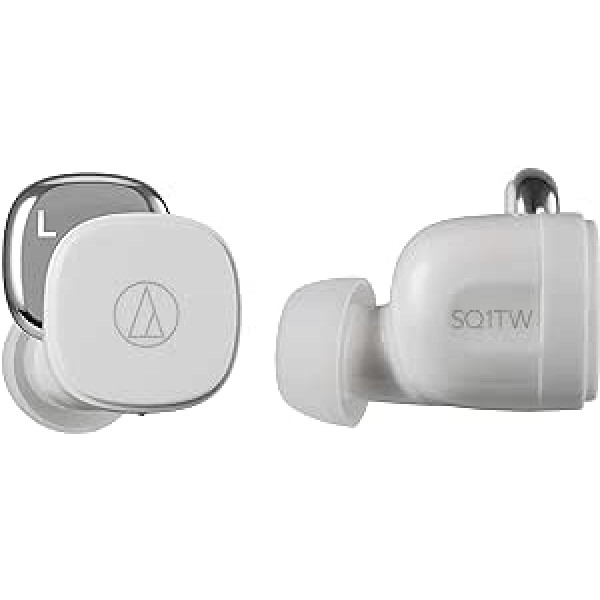 Audio-Technica ATH-SQ1TW bezvadu austiņas - baltas