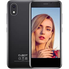 Viedtālrunis CUBOT J20 bez līguma ar 4,0 collu maza ekrāna mini viedtālrunis 3 GB RAM + 32 GB ROM / 128 GB paplašinājums, Android 12, 2350 mAh akumulators, 4G divu SIM kartu mobilais tālrunis (melns)