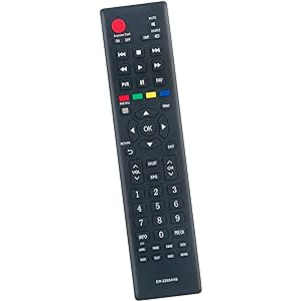 ALLIMITY ER-22654HS Replacement Remote Control for Hisense Full HD TV LHD32K220WSEU LHD32K220WCEU LTDN40K220WCEU LTDN55K220WSEU LTDN40K220WTEU LTDN50K220WSEU LHD32K220WTEU LTDN50K220WTEU DN400K2 20W