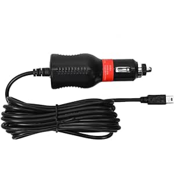 Automašīnas lādētājs, Mini USB barošanas avots 12V / 24V - 5V / 1A 3,5m kabelis