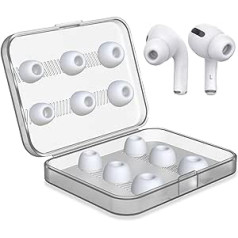 Jaunas Bee rezerves austiņas Airpods Pro, 6 pāri silikona austiņas Airpods Pro (SML)